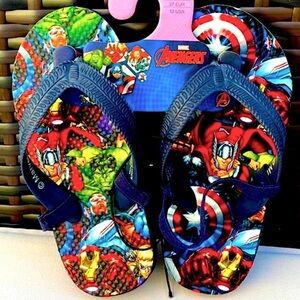 🆕 Marvel Avengers Ltd Edition Kids Superhero Elastic Strap Sandals